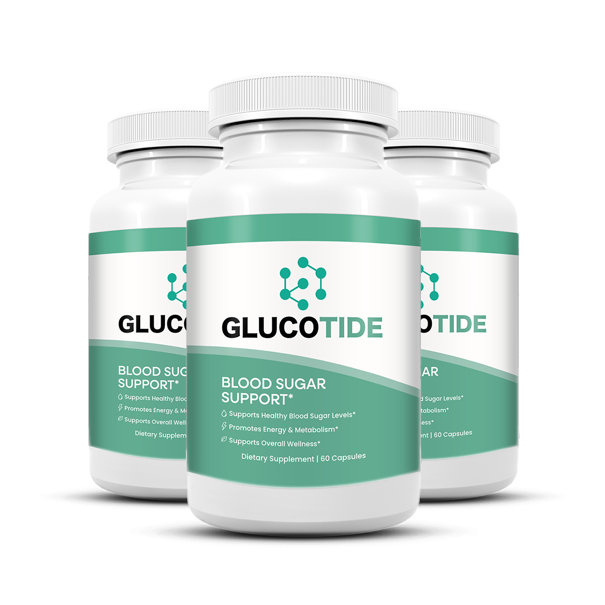 Glucotide three-bottle pack